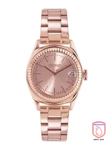 ESPRIT Women Rose Gold-Toned Charlie Analogue Watch ES1L383M0045