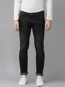 Pepe Jeans Men Black Vapour Slim Fit Mid-Rise Light Fade Stretchable Jeans