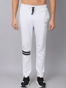 Rodamo Men Grey Solid Slim-Fit Track Pants