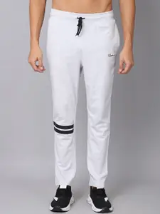 Rodamo Men Grey Solid Slim-Fit Track Pants