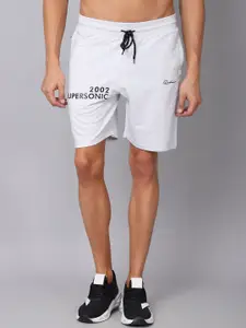 Rodamo Men Grey Slim Fit Sports Shorts
