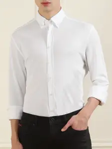 HACKETT LONDON Men White Classic Casual Shirt