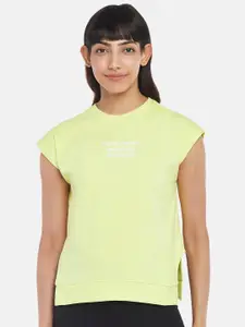 Ajile by Pantaloons Lime Green Extended Sleeves Top