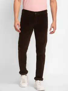 SPYKAR Men Green Straight Fit Joggers Trousers
