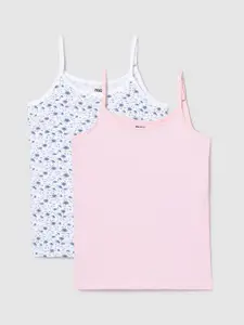 max Girls Pack Of 2 Solid Camisole