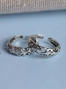 Clara Pairs Of Silver-Toned Toe Rings