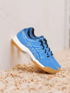 ASICS Men Blue Solid Gel-CourtMOV Running Shoes