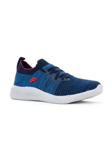 Khadims Men Blue Textile Running Non-Marking Shoes