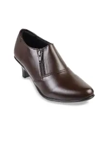 Mochi Brown Printed Stiletto