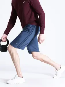 Crocodile Men Blue Shorts