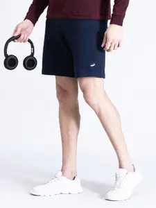 Crocodile Men Navy Blue Sports Shorts