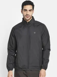 METTLE Men Black Sporty Jacket