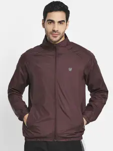 METTLE Men Maroon Sporty Jacket