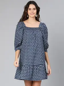 Oxolloxo Blue A-Line Dress