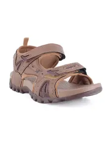 Sparx Men Camel Brown & Brown Sports Sandals