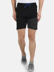Monte Carlo Men Black Striped Shorts
