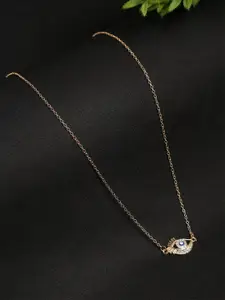 Celena Cole Gold-Toned & White Gold-Plated Necklace