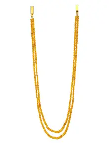 Runjhun Gold-Toned & Yellow Brass Gold-Plated Necklace