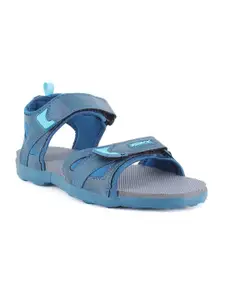 Sparx Men Blue & Turquoise Blue Sports Sandals