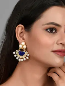 Silvermerc Designs Gold-Toned Quirky Drop Earrings