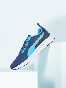 Puma Men Blue Solid Joy Run Running Shoes