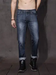 Roadster Men Blue Slim Fit Mid-Rise Clean Look Jeans