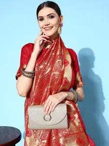 Saree mall Ethnic Motifs Saree with Woven Design Border
