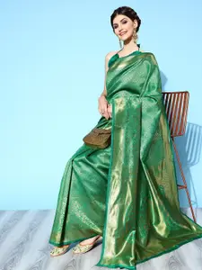 Saree mall Ethnic Motifs Saree with Woven Design Border