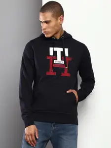 Tommy Hilfiger Men Printed Hooded Sweatshirt