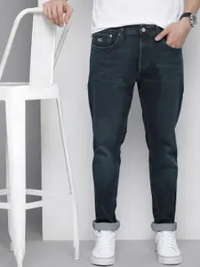 Tommy Hilfiger Men Navy Blue Slim Fit Clean Look Stretchable Jeans