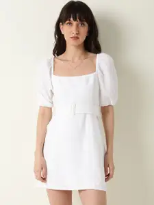 RAREISM White A-Line Mini Dress