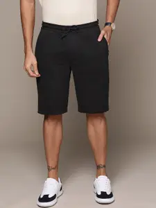 Calvin Klein Jeans Men Black Solid Side Typography Detail Shorts