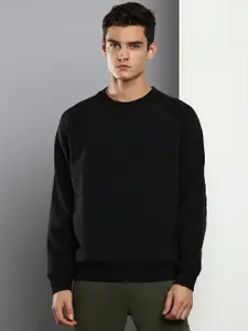 Calvin Klein Jeans Men Black Solid Sweatshirt