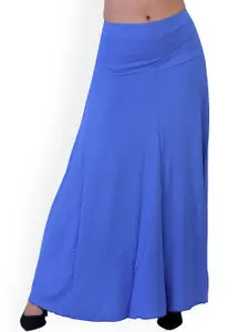 LAASA  SPORTS Women Blue Solid Maxi Skirt