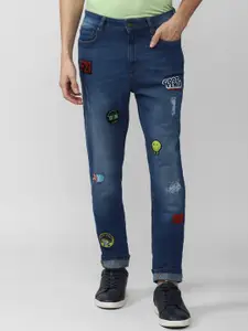 FOREVER 21 Men Mid-Rise Straight Fit Regular Length Jeans