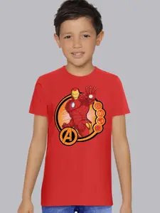 Kids Ville Boys Iron Man Printed Cotton Tshirt