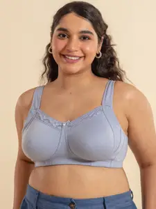 Nykd Women Everyday Super Support Non Padded Wireless Cotton Lace Bra (NYB190)