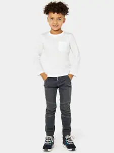 mothercare Boys Grey Light Fade Stretchable Jogger Jeans