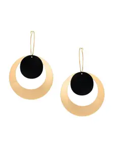 Mali Fionna Brown Contemporary Drop Earrings