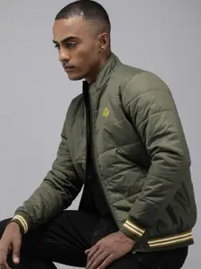 Pepe Jeans Solid Stand Collar Padded Jacket