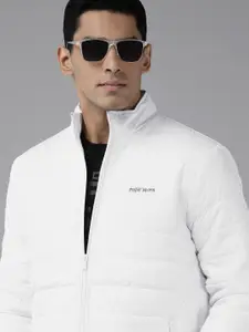 Pepe Jeans Men White Padded Jacket