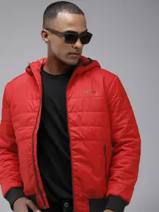 Pepe Jeans Solid Stand Collar Padded Jacket