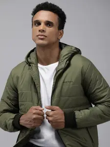 Pepe Jeans Solid Hooded Padded Jacket