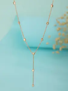 VANBELLE Rose Gold Sterling Silver Rose Gold-Plated Handcrafted Necklace