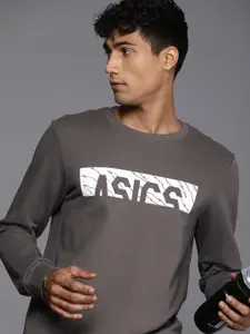 ASICS Brand Logo Printed Sweatshirt