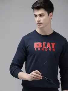 BEAT LONDON by PEPE JEANS Brand Logo Printed Pure Cotton Sweatshirt