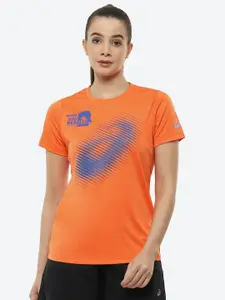 ASICS Women Brand Logo Printed T-shirt