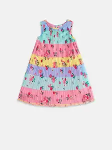 Pantaloons Baby Multicoloured Floral A-Line Dress