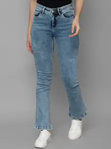 Allen Solly Woman Women Blue Heavy Fade Jeans