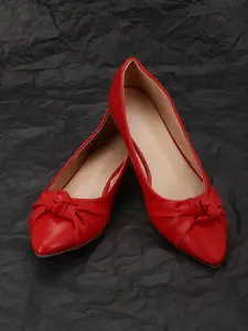 Allen Solly Woman Women Red Ballerinas with Bows Flats
